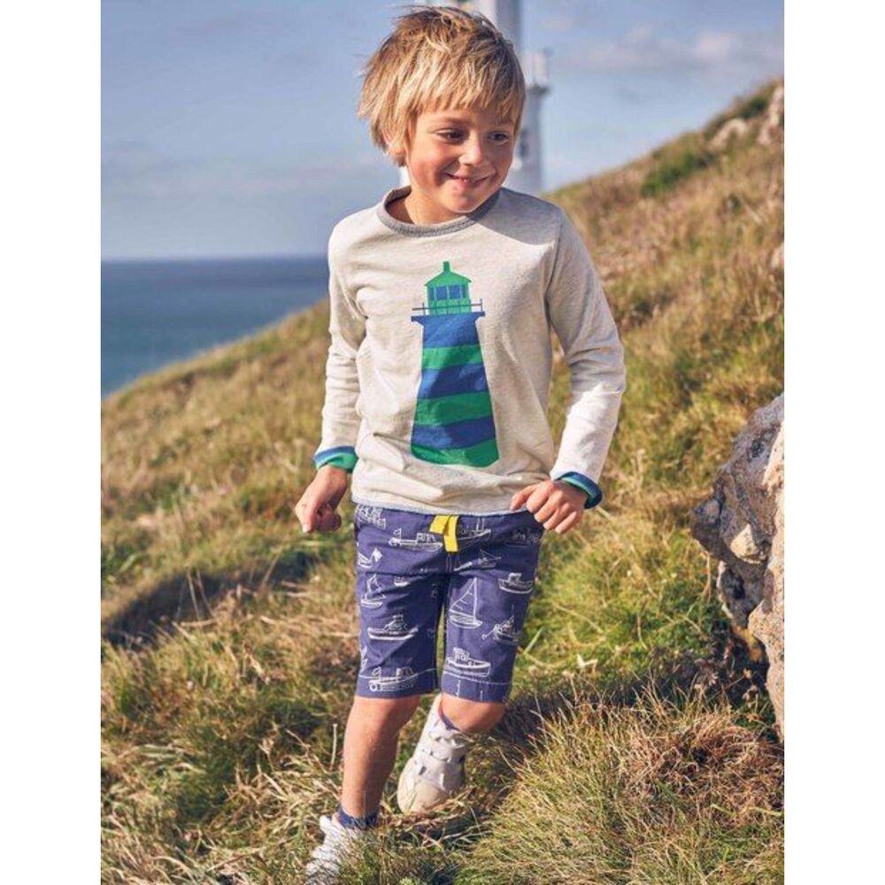 Mini Boden Boys Reversible Long Sleeve Tee 2-3Y